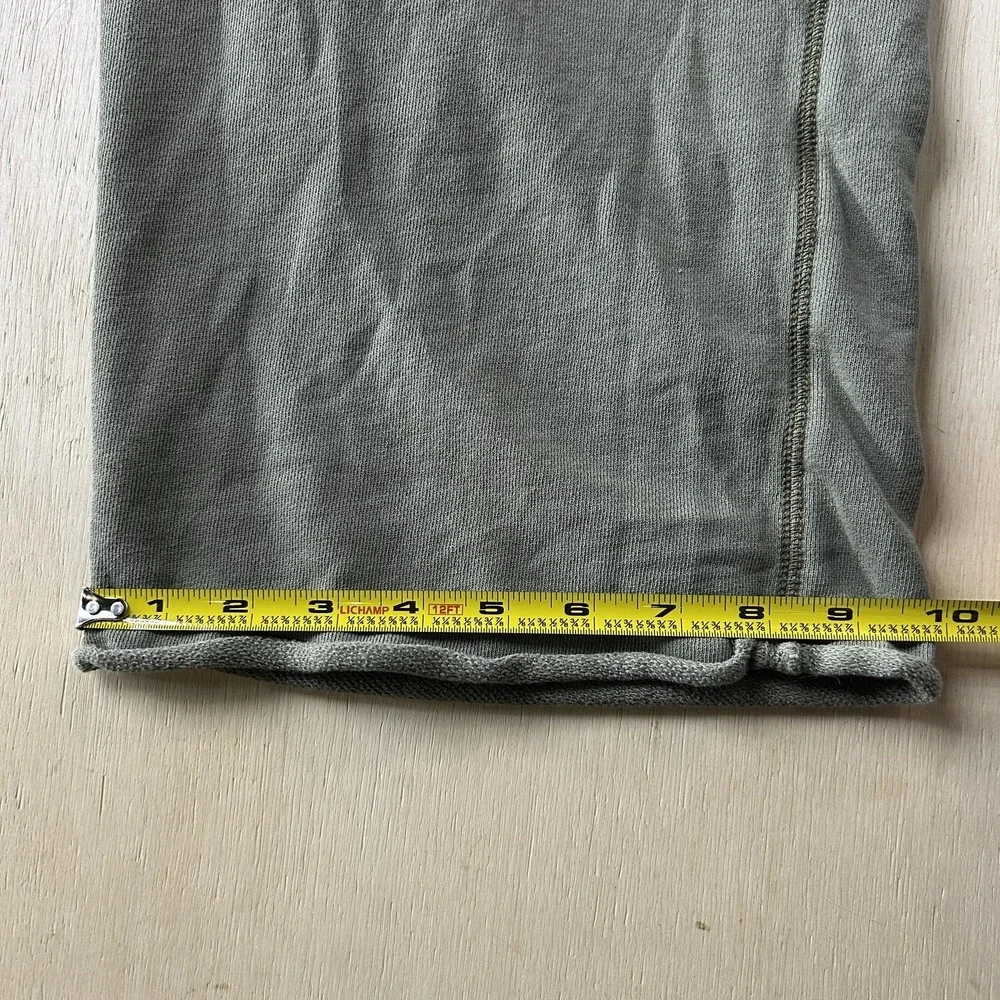 Y2K Baggy American Eagle Outfitters Sweat Shorts Mens XL Green Fleece Drawstring